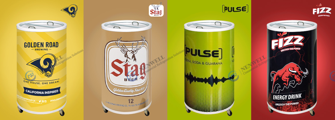 Can shape round beverage cooler China factory