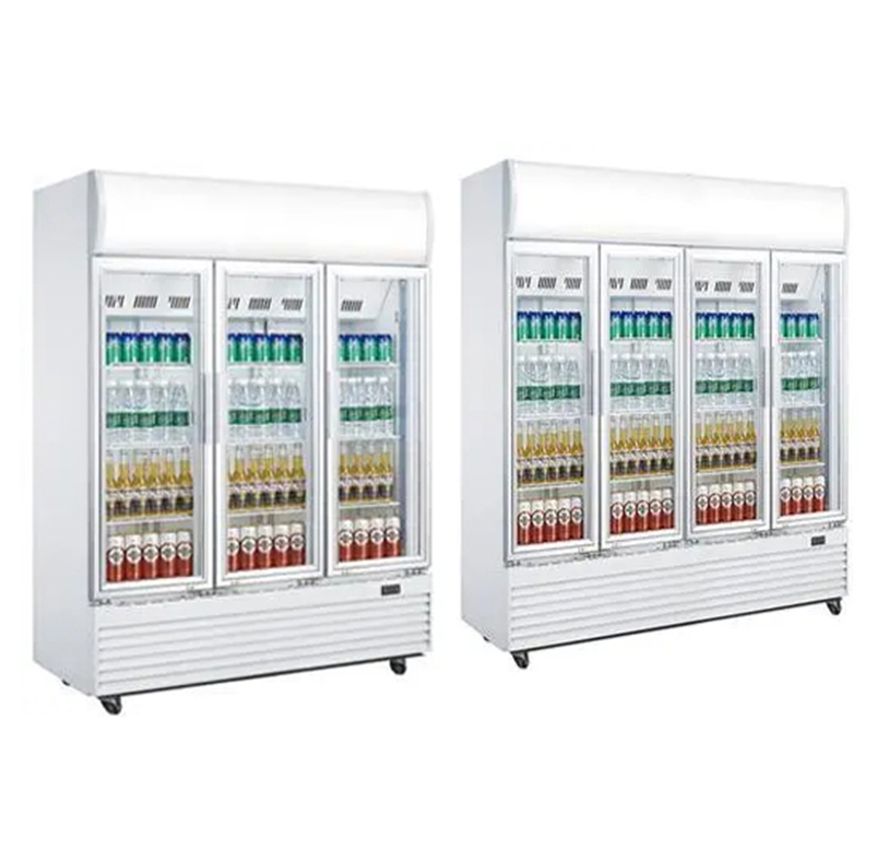 Jumbo Commercial Refrigerator with 4 Hinge Doors