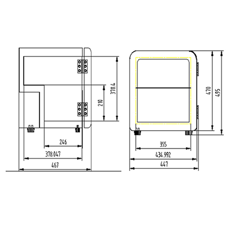 Countertop Cooler for Beverage Drinks and Beer